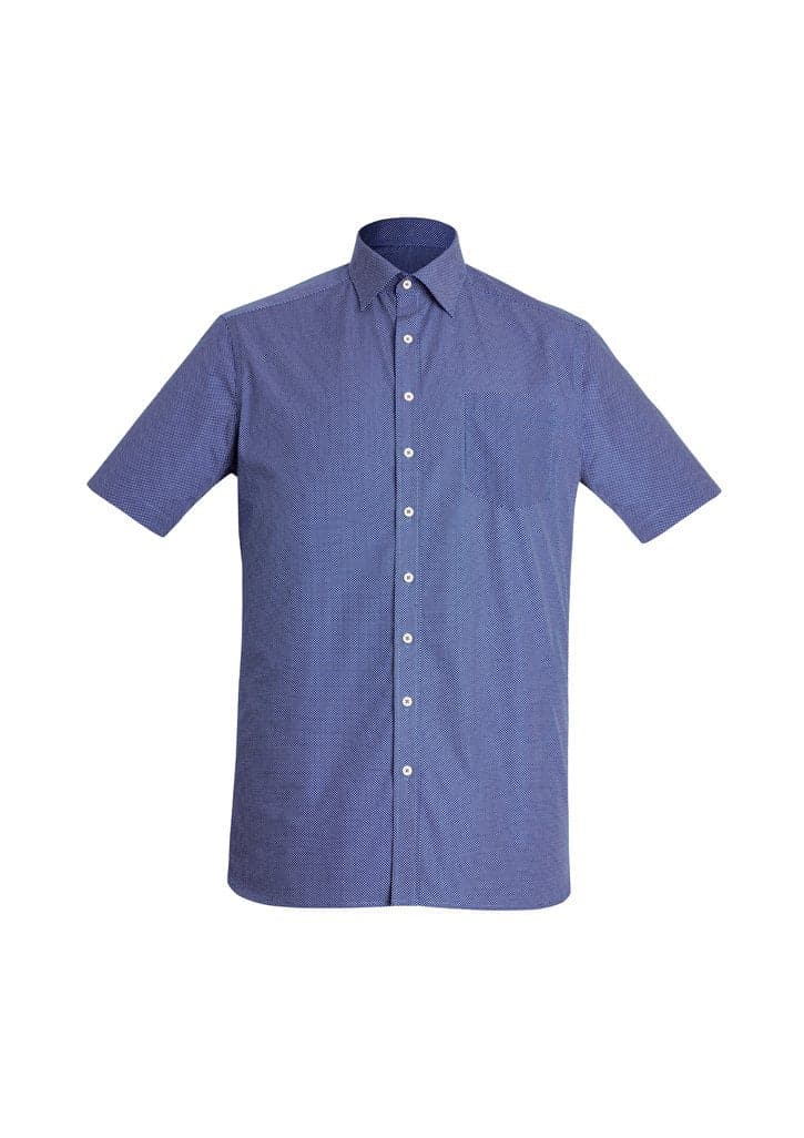 Biz Corporates Oscar Mens Short Sleeve Shirt 44522 - Flash Uniforms